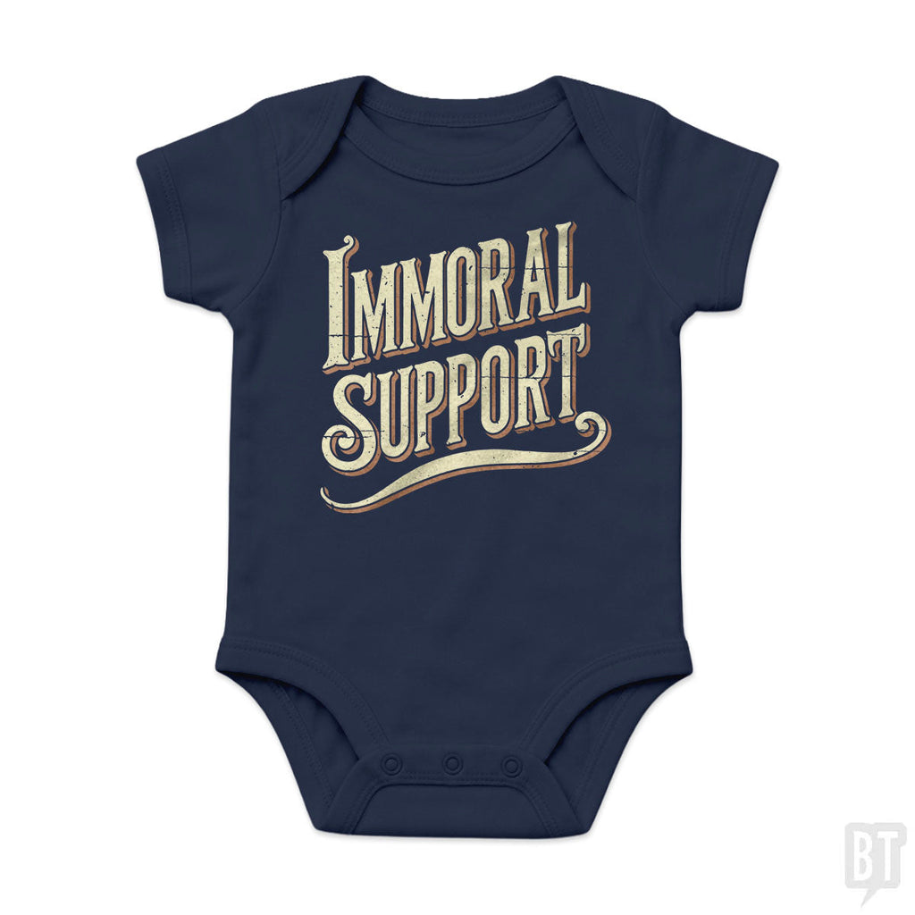 Immoral Support Baby One-Piece