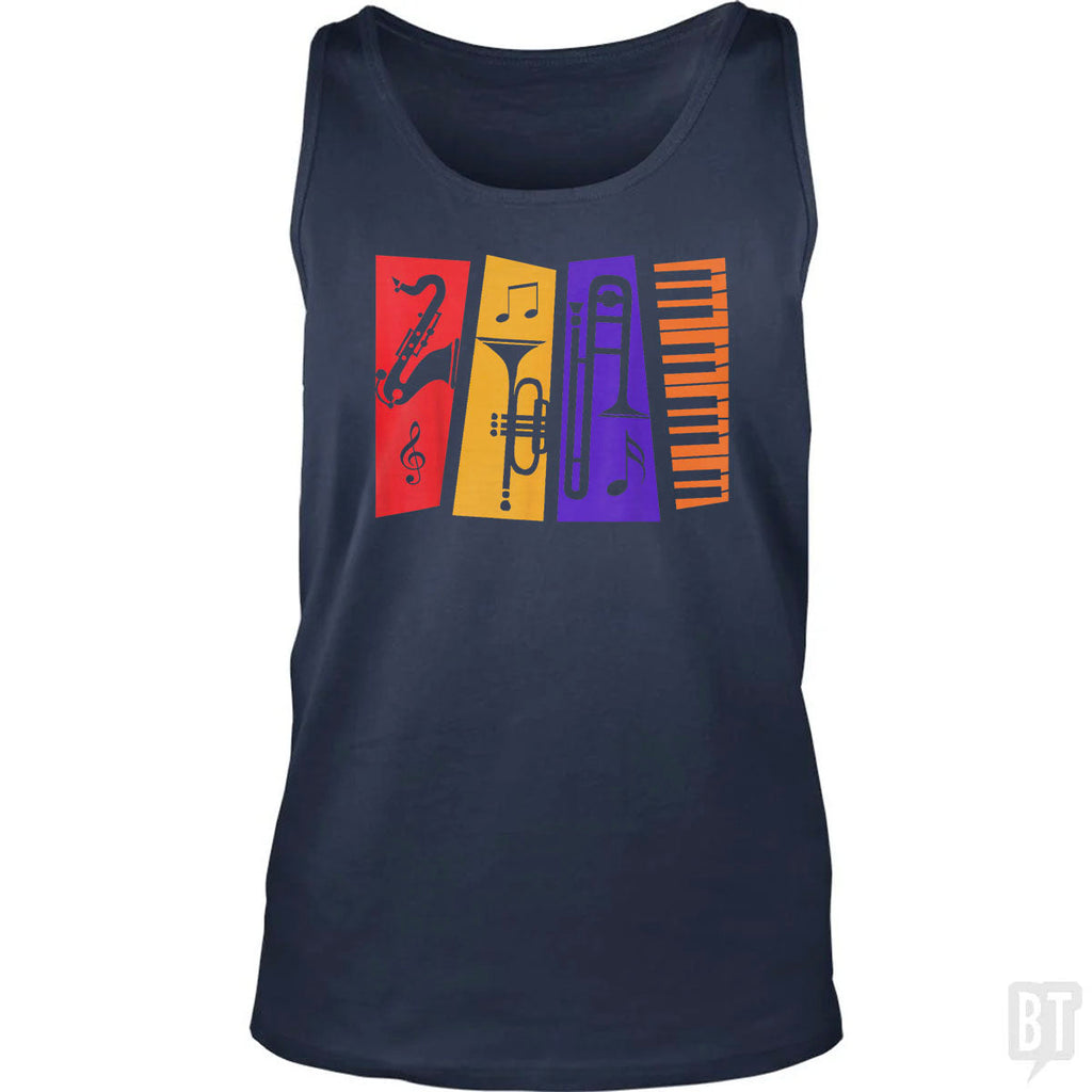 Jazz Music Tank Top