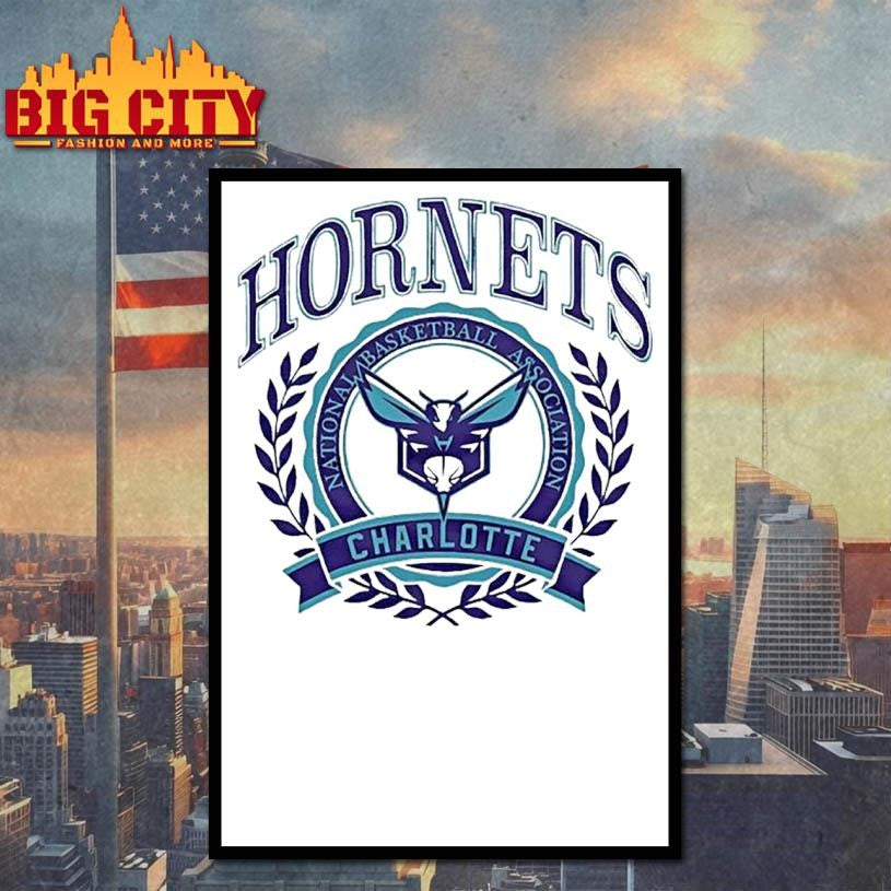 Nba Charlotte Hornets Crest 2025 Shirt