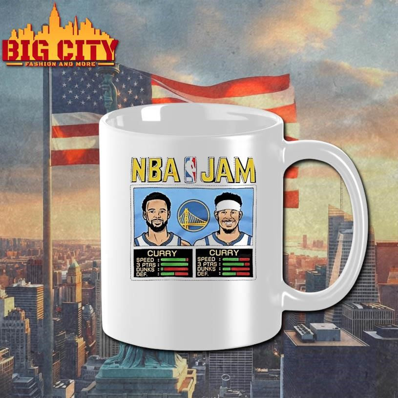 Nba Jam Golden State Warriors Curry And Curry Shirt