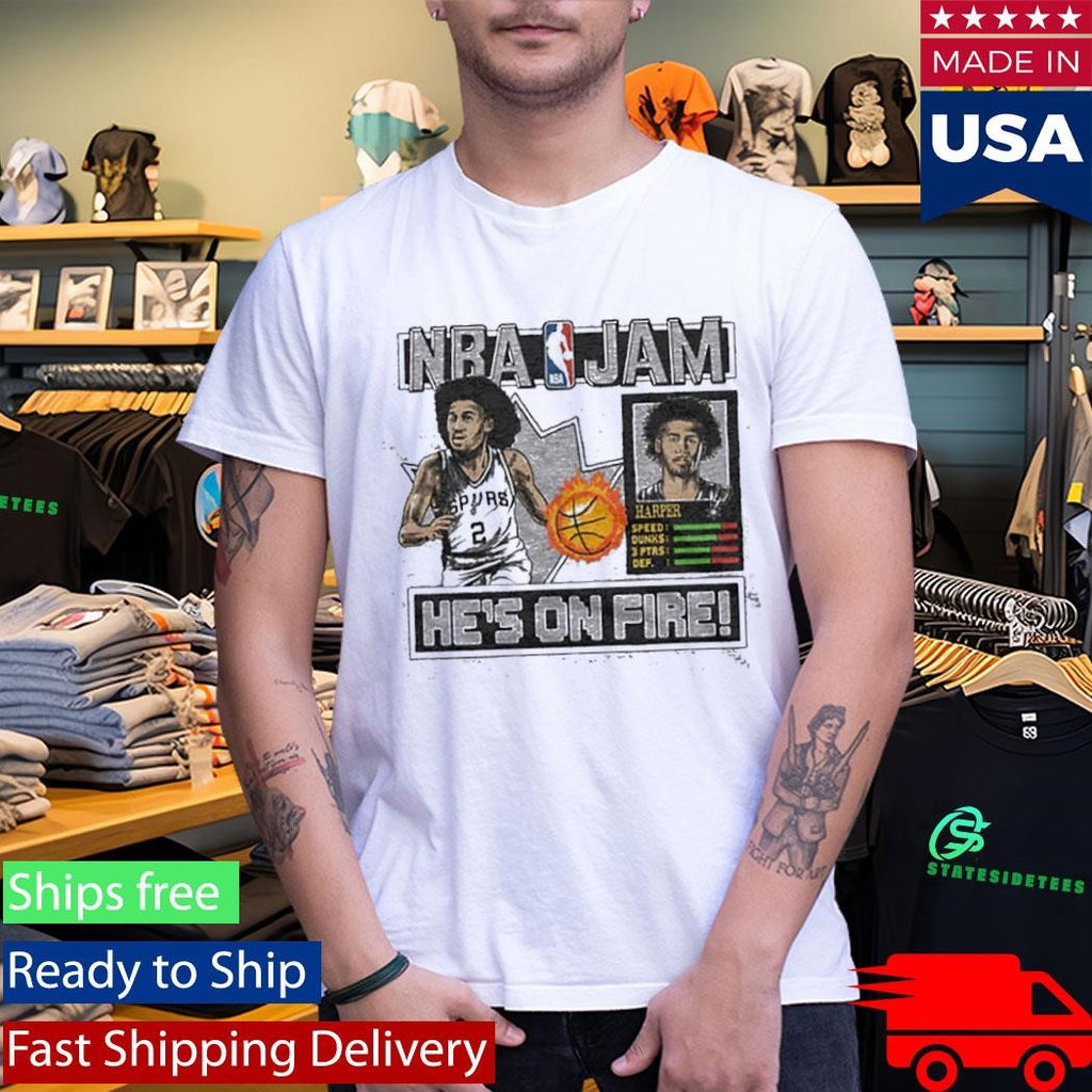 Nba Jam Spurs Dylan Harper Shirt