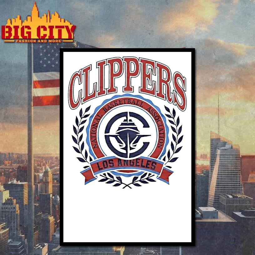 Nba Los Angeles Clippers Crest 2025 Shirt