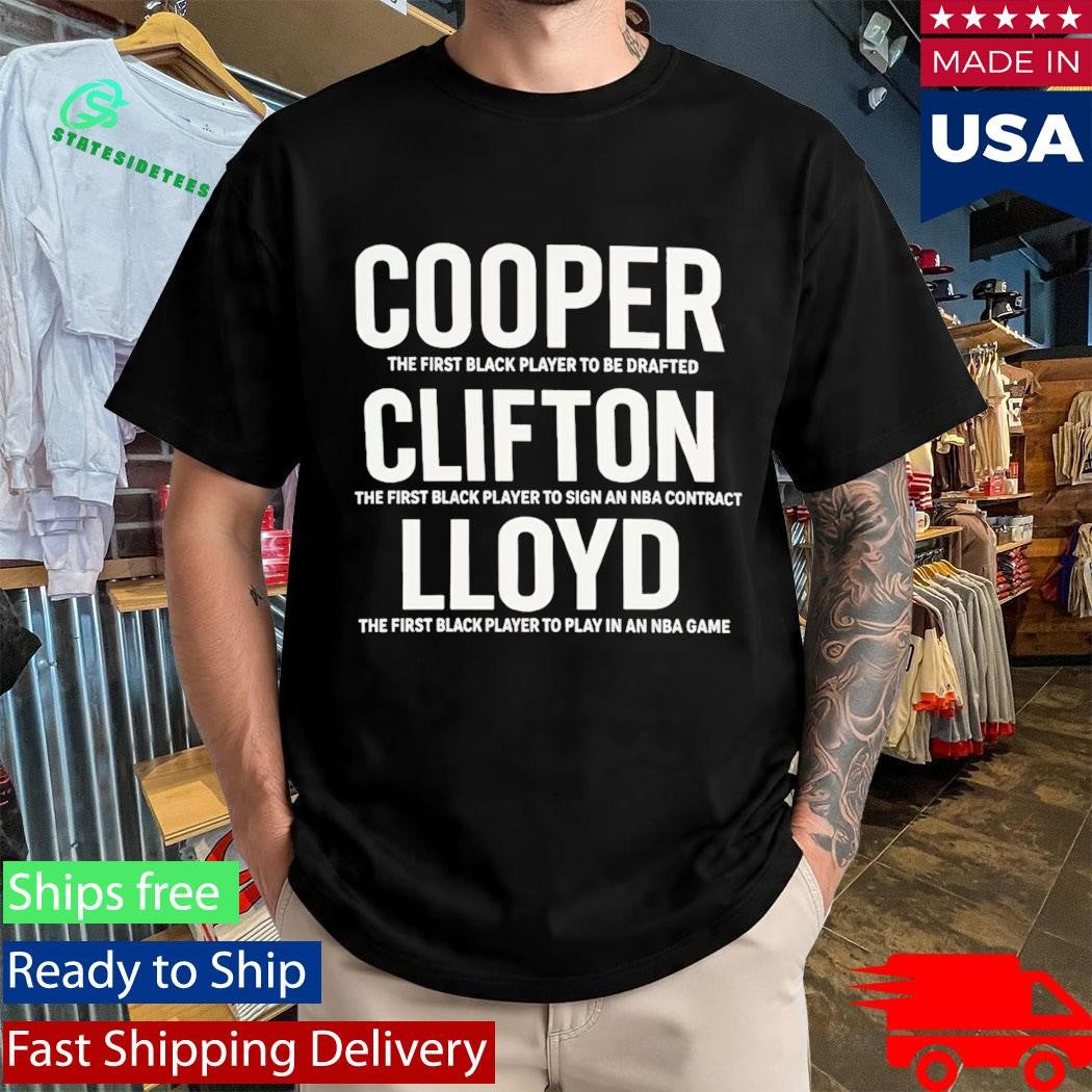 Nba Pioneers 75 Cooper Clifton Lloyd Shirt