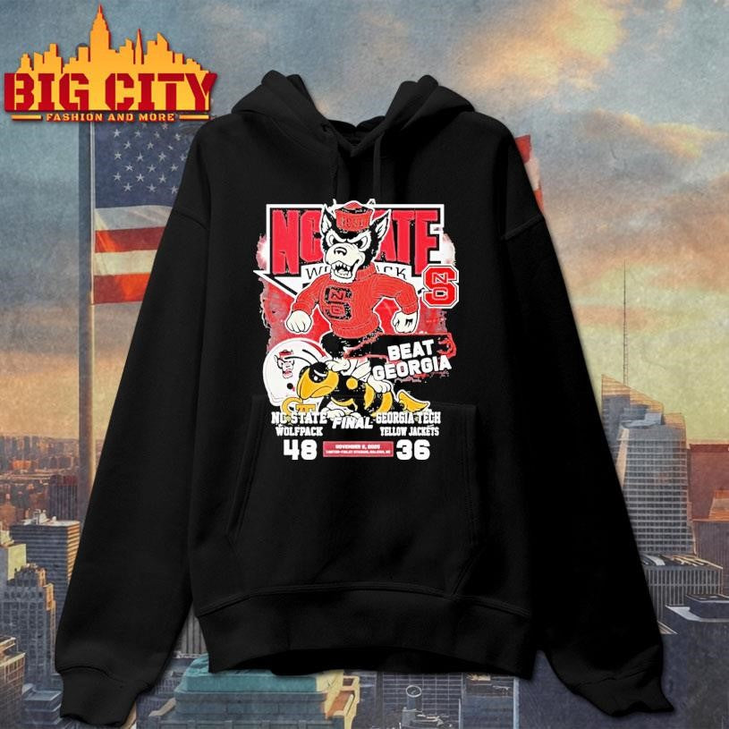 Nc State Wolfpack Mascot Beat Georgia Tech 48 36 Finals 2025 Shirt