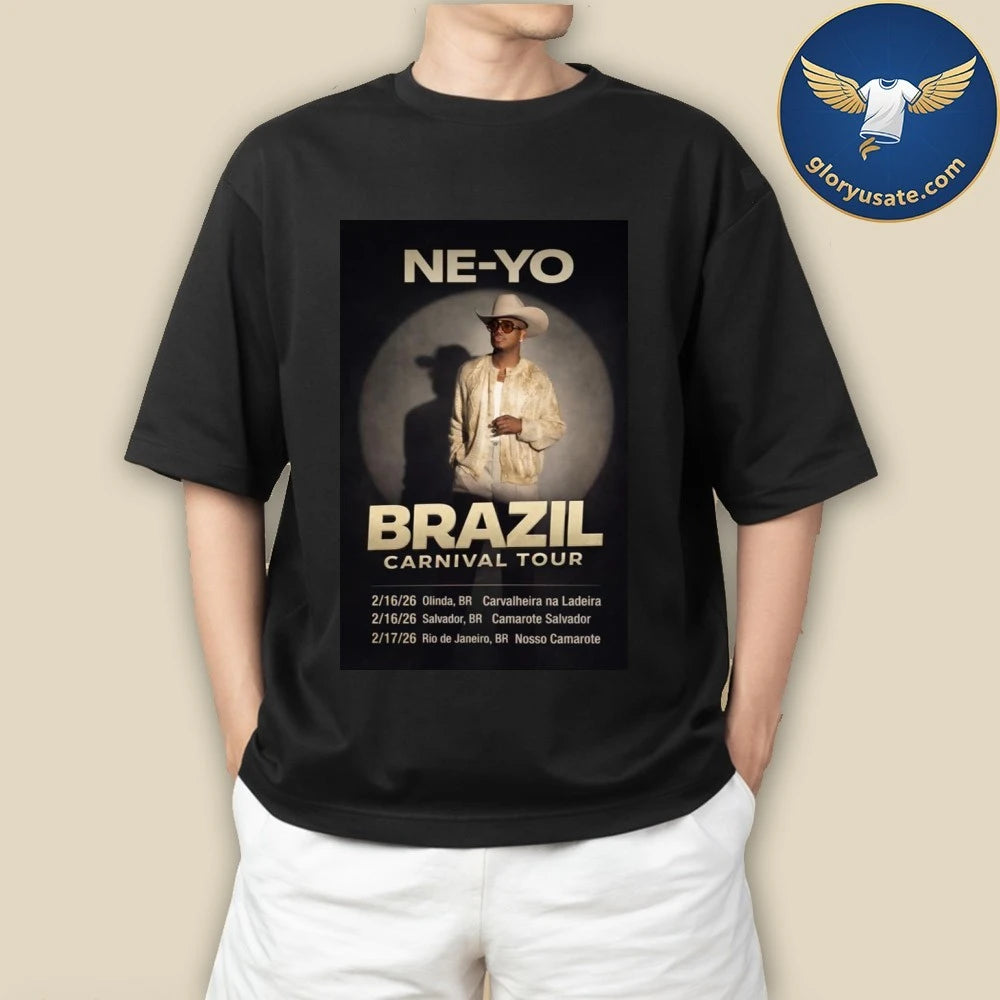 Ne Yo Brazil Carnival Tour 2026 Poster Shirt