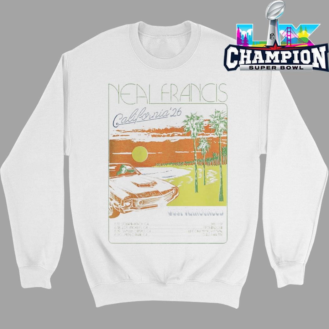 Neal Francis California 2026 Run Shows Shirt