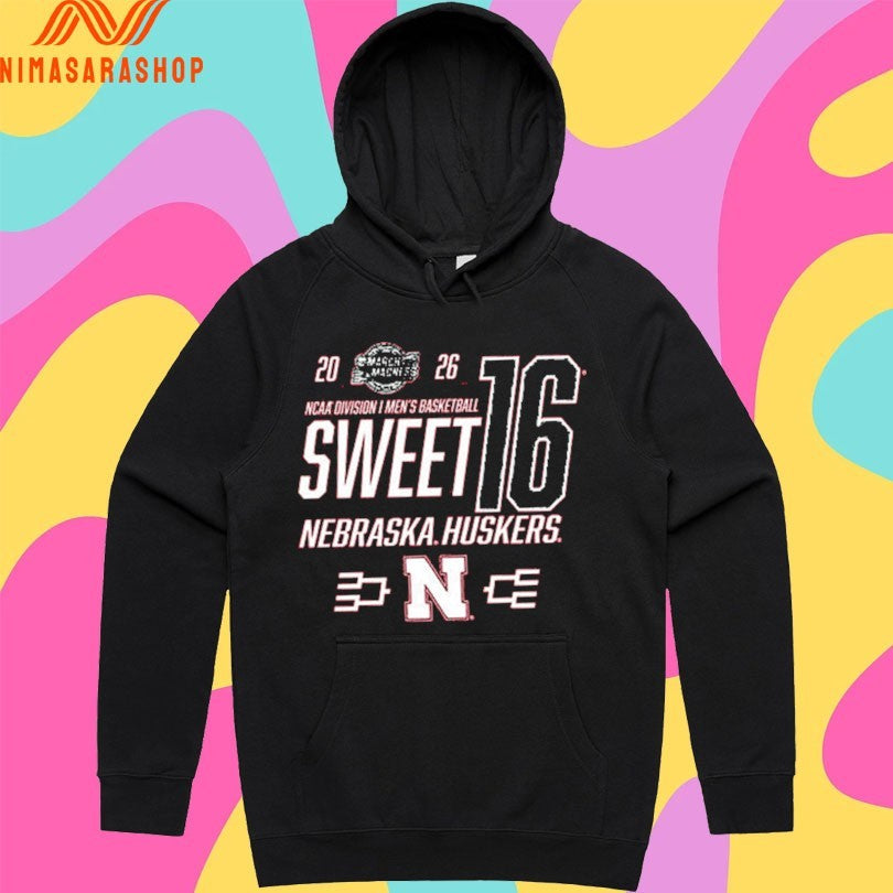 Nebraska Cornhuskers 2026 March Madness Sweet Ncaa Division I Men’s Basketball Shirts