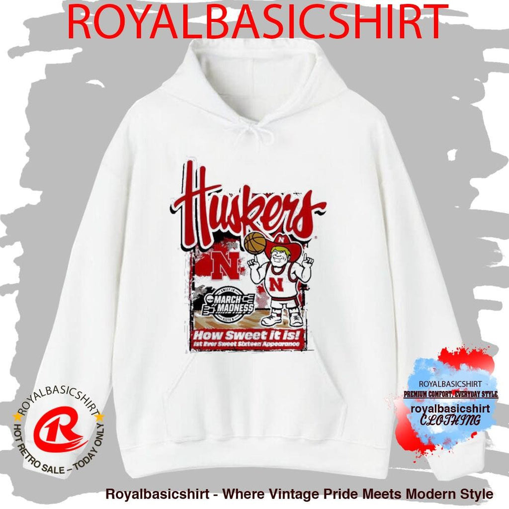 Nebraska Cornhuskers 2026 NCAA March Madness First Ever Sweet 16 how sweet it is Shirt