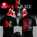 Nebraska Cornhuskers Back In Black Two Sided Shirt
