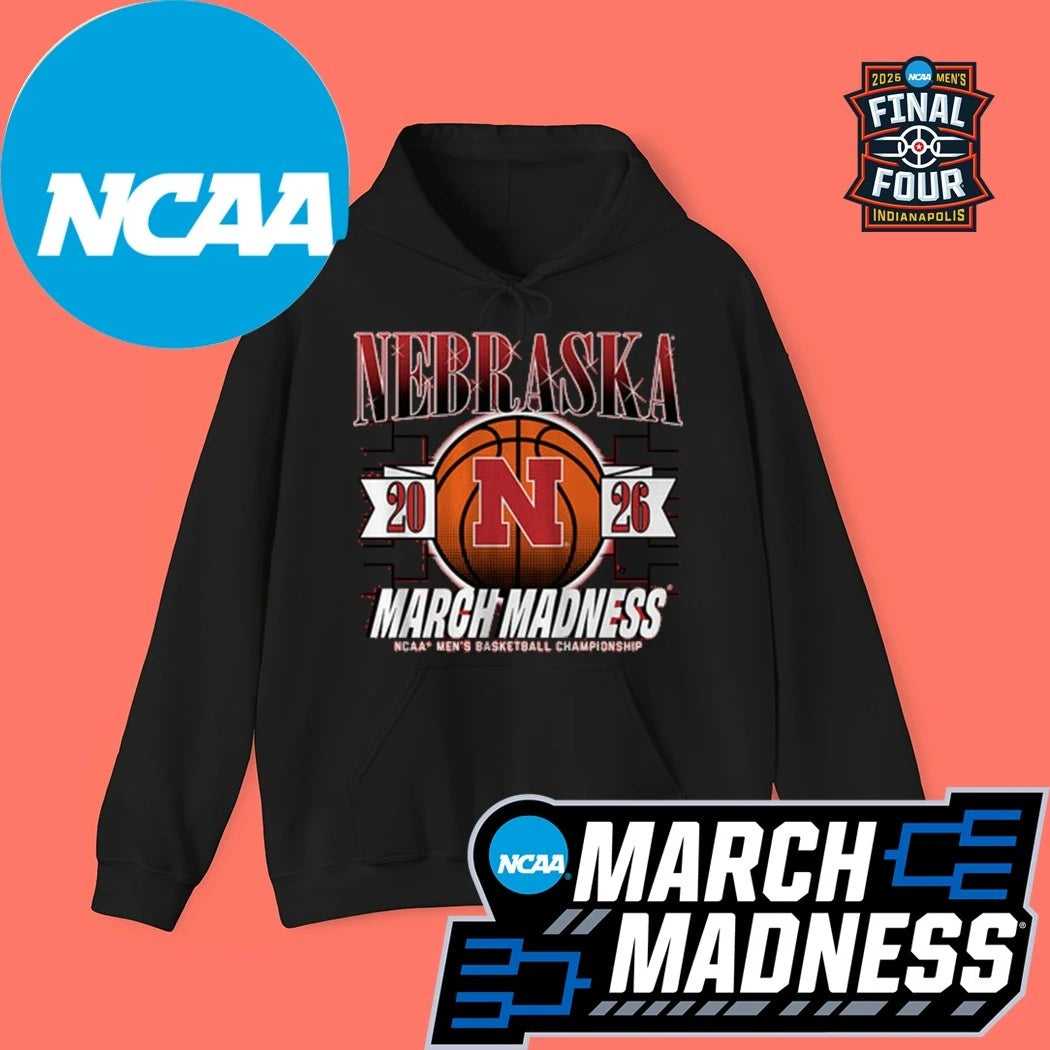 Nebraska Cornhuskers MBB 2026 NCAA Women’s Basketball Championship March Madness Logo Shirt