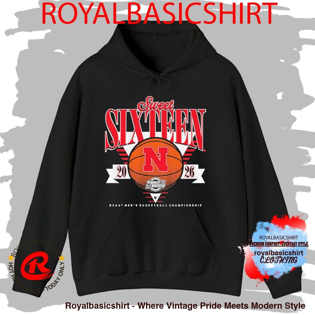 Nebraska Cornhuskers MBB 2026 Sweet Sixteen March Madness Shirt