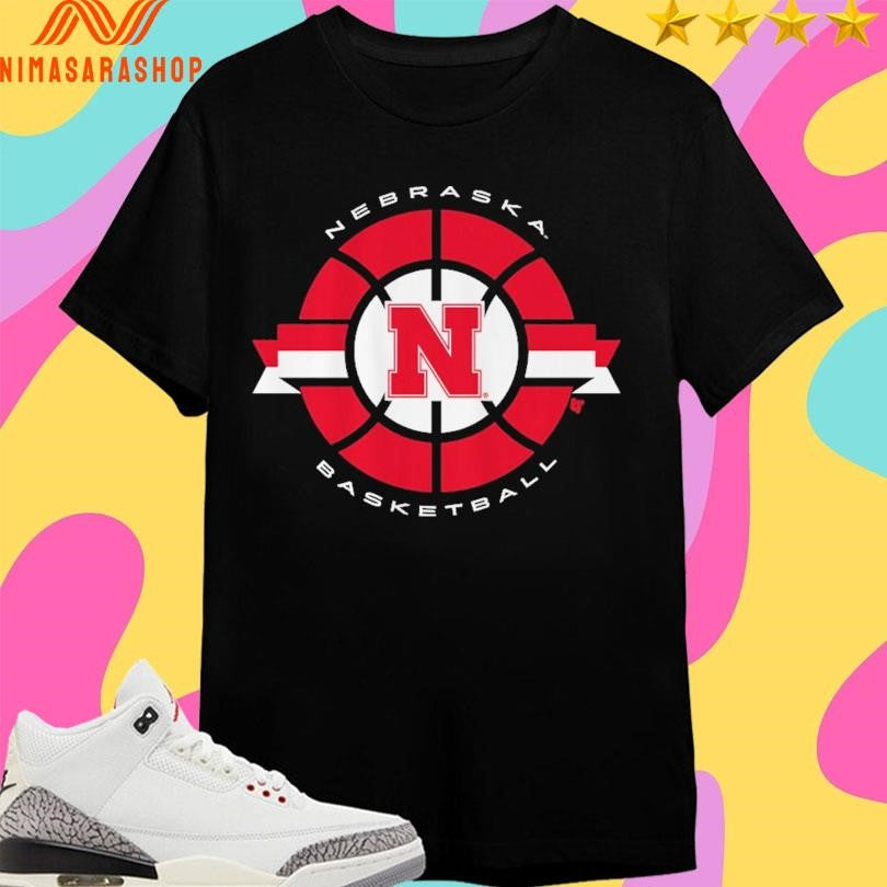 Nebraska Cornhuskers Men’s Basketball Classic Circle Shirts