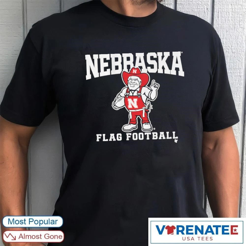 Nebraska Cornhuskers NCAA Flag Football Mascot shirt