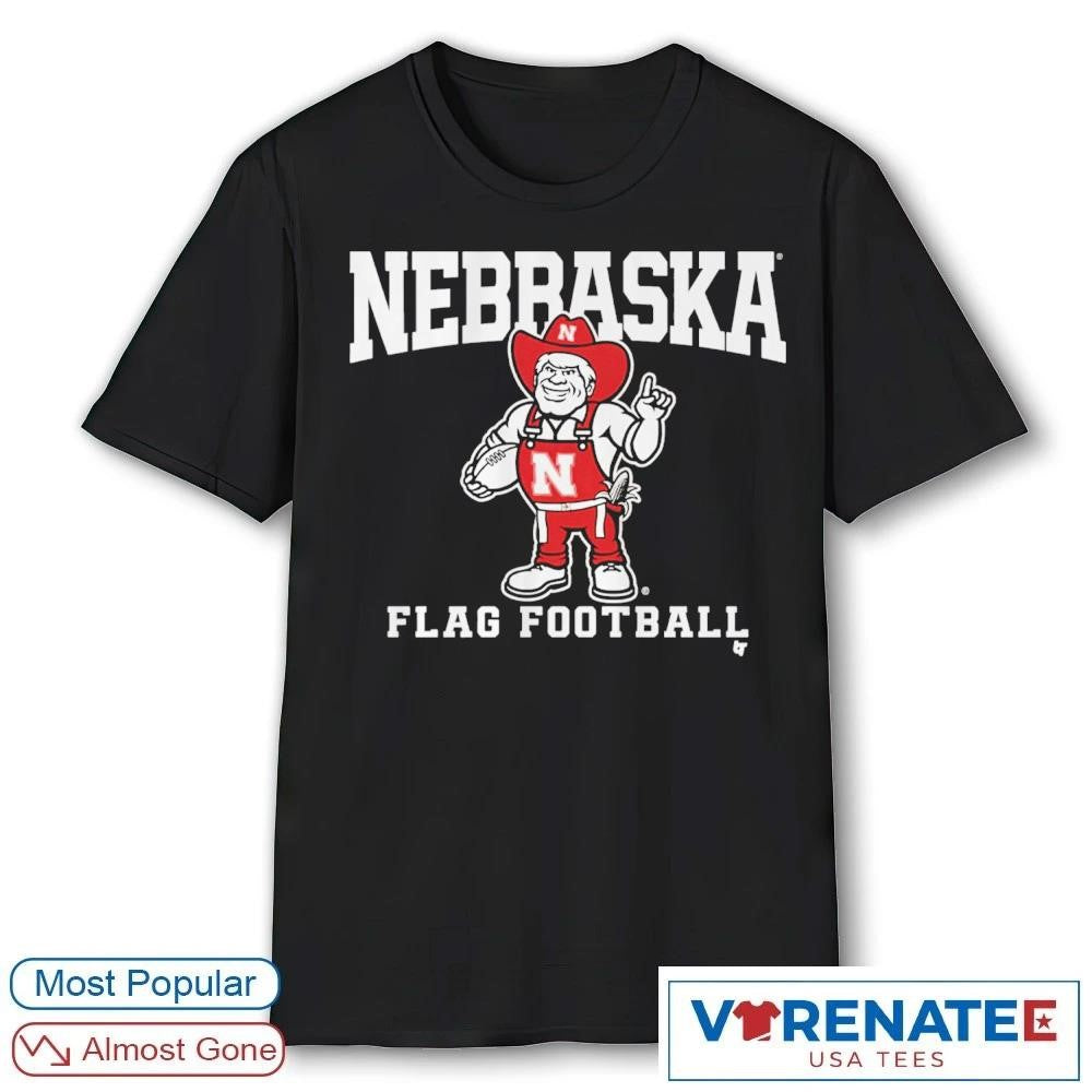 Nebraska Cornhuskers NCAA Flag Football Mascot shirt