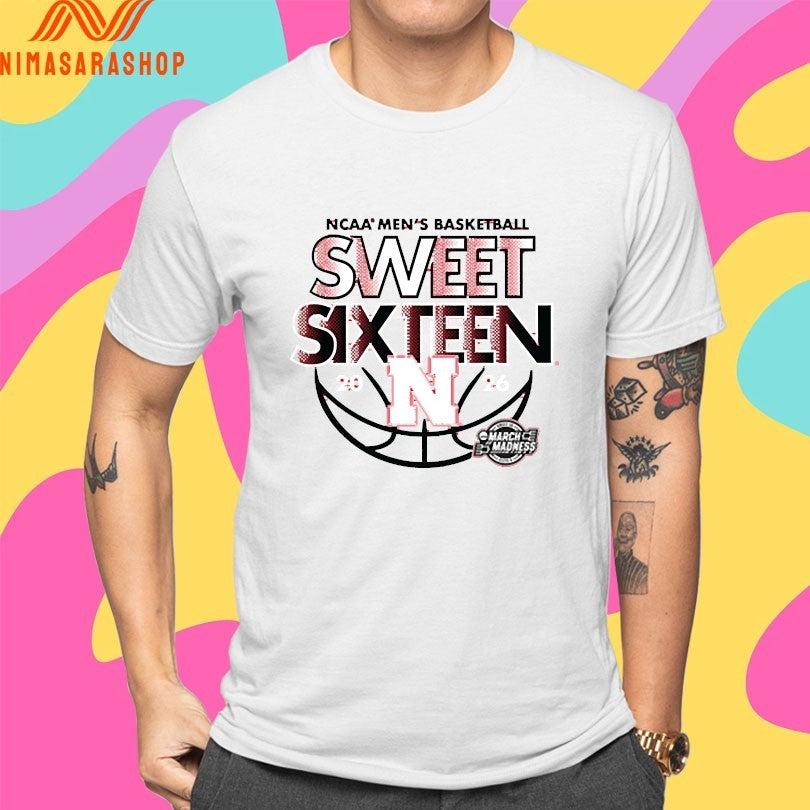 Nebraska Cornhuskers NCAA Men’s Basketball Sweet Sixteen March Madness 2026 Shirts