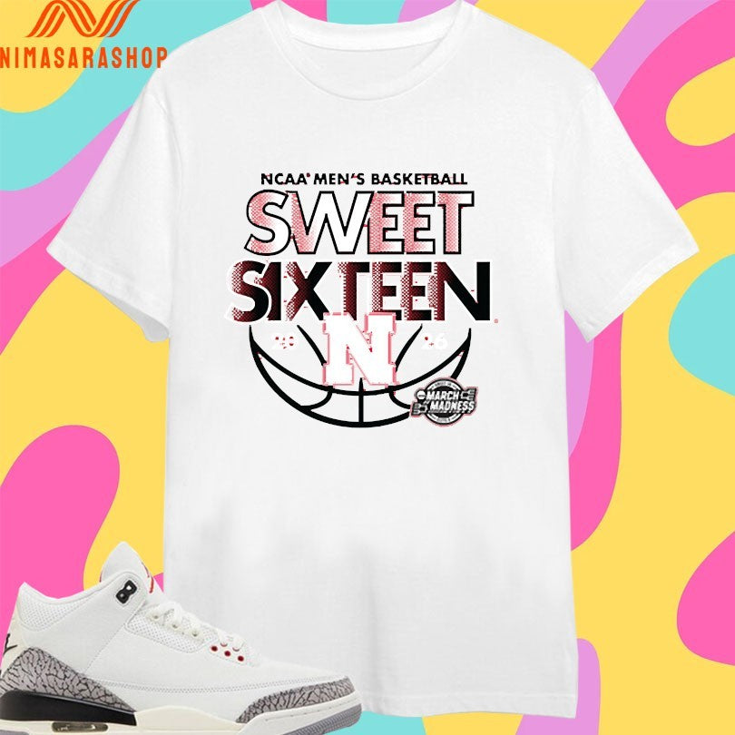 Nebraska Cornhuskers NCAA Men’s Basketball Sweet Sixteen March Madness 2026 Shirts