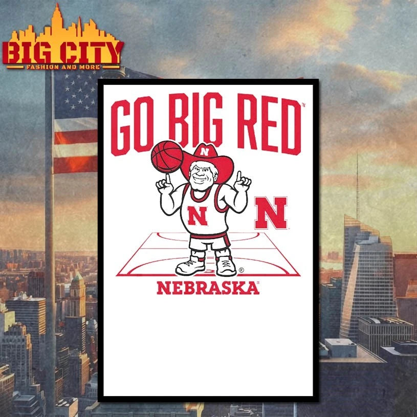Nebraska Cornhuskers football Go big red Herbie Mascot shirt