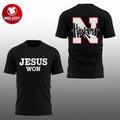 Nebraska Football Jesus Won 2025 Two Sided Shirt