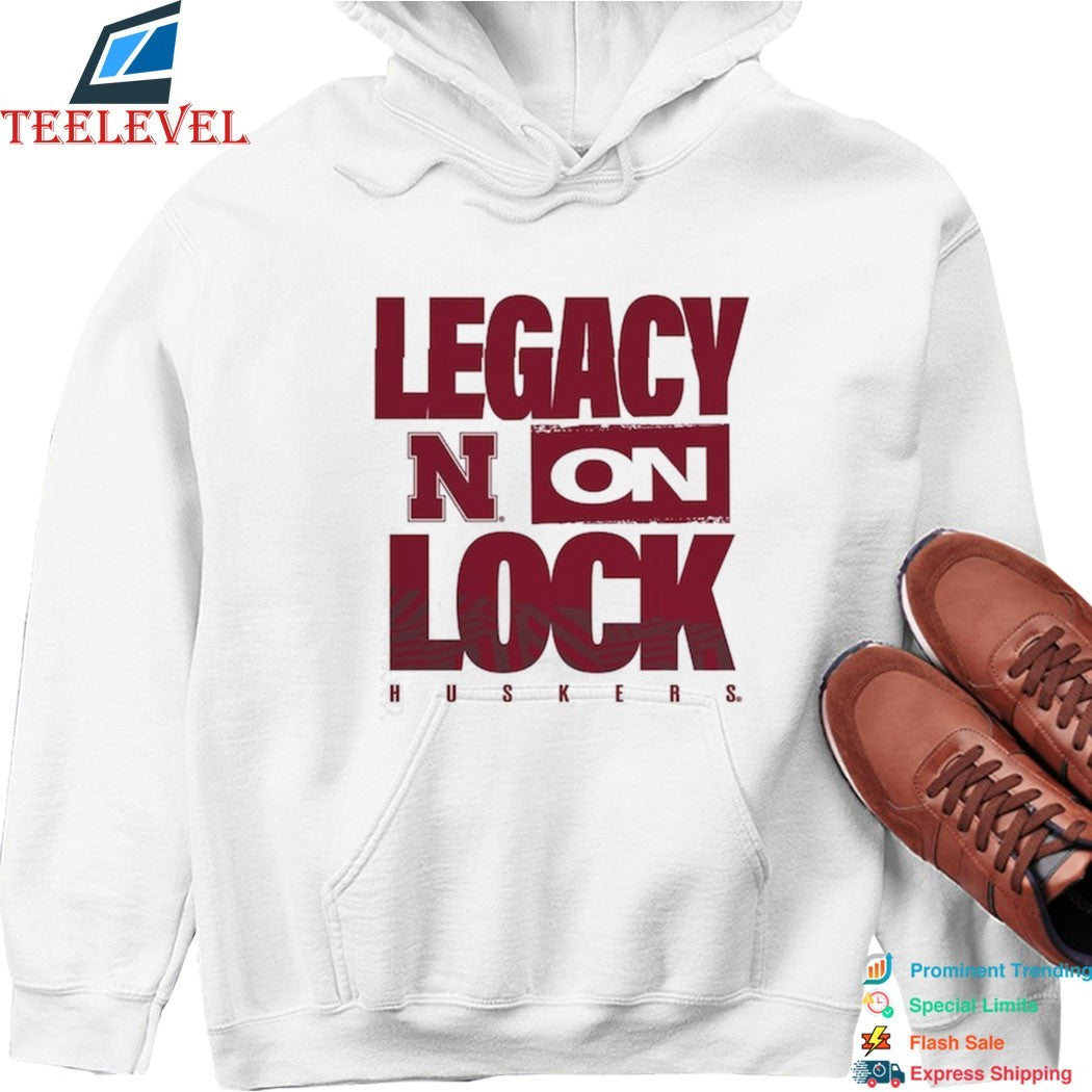 Nebraska Huskers Legacy On Lock T-shirts