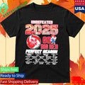 Nebraska Volleyball Undefeated 2025 Perfect Season Go Big Red Shirt