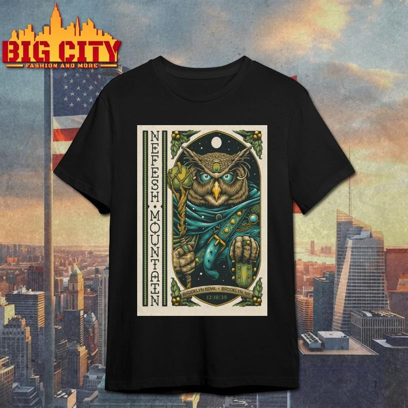 Nefesh Mountain 12.18.2025 Brooklyn NY Poster Shirt