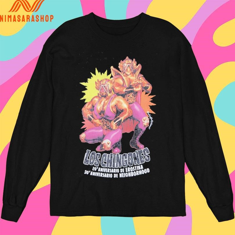 Neighborhood X Erostika Los Chingones 20 Aniversario De Erostika 30 Aniversario De Neighborhood Shirts