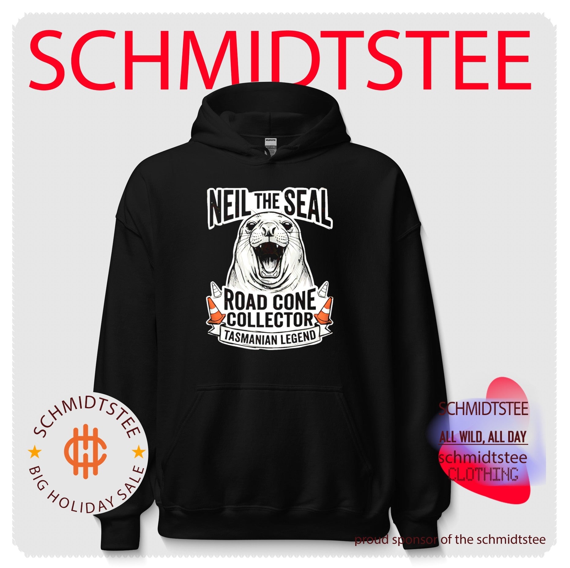 Neil the Seal road cone collector Tasmanian legend shirt