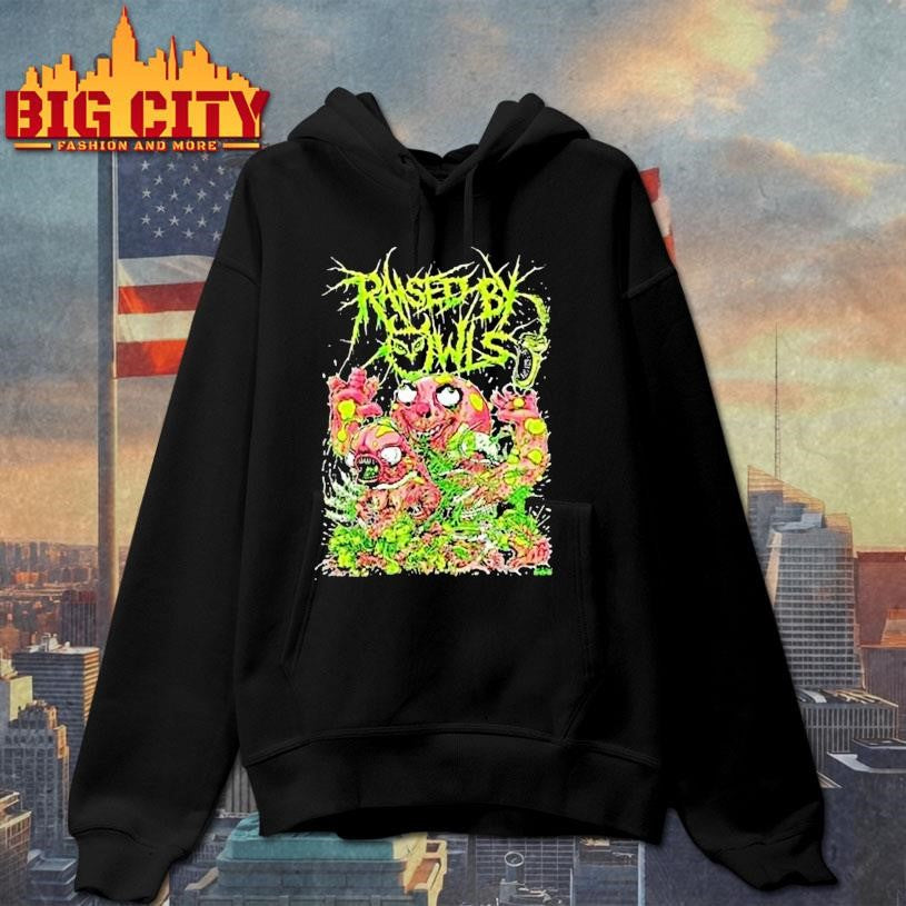 Neon Gore Monster Brutal Horror Art Metal Band Style Circle Shirt