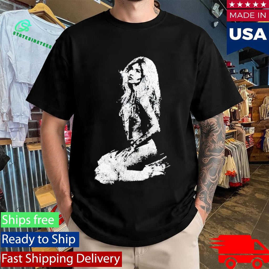 Nessa Barrett AFTERCARE Rhinestone Photo Shirt