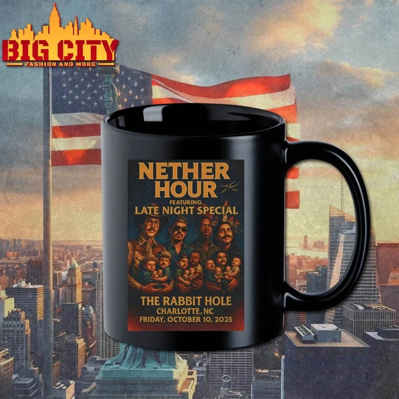 Nether Hour Charlotte, NC October 10 2025 Poster shirt