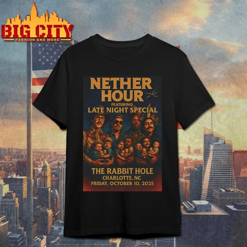 Nether Hour Charlotte, NC October 10 2025 Poster shirt