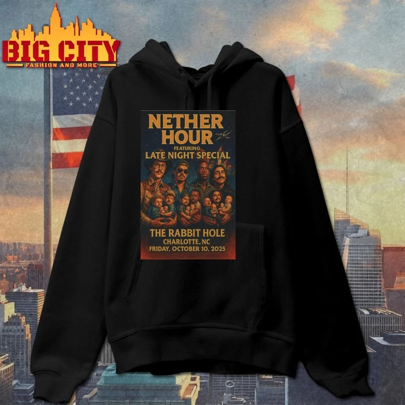 Nether Hour Oct 10 2025 Charlotte, NC Poster Shirt