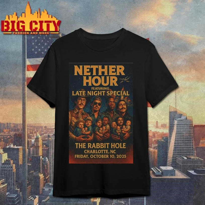 Nether Hour Oct 10 2025 Charlotte, NC Poster Shirt