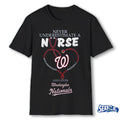Never Underestimate A Nurse And Loves Washington Nationals Nurse Appreciation 2026 MLB Night shirt