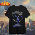 Never Underestimate A Nurse Who Understands Baseball And Loves New York Yankees Stethoscope Heart Shirt
