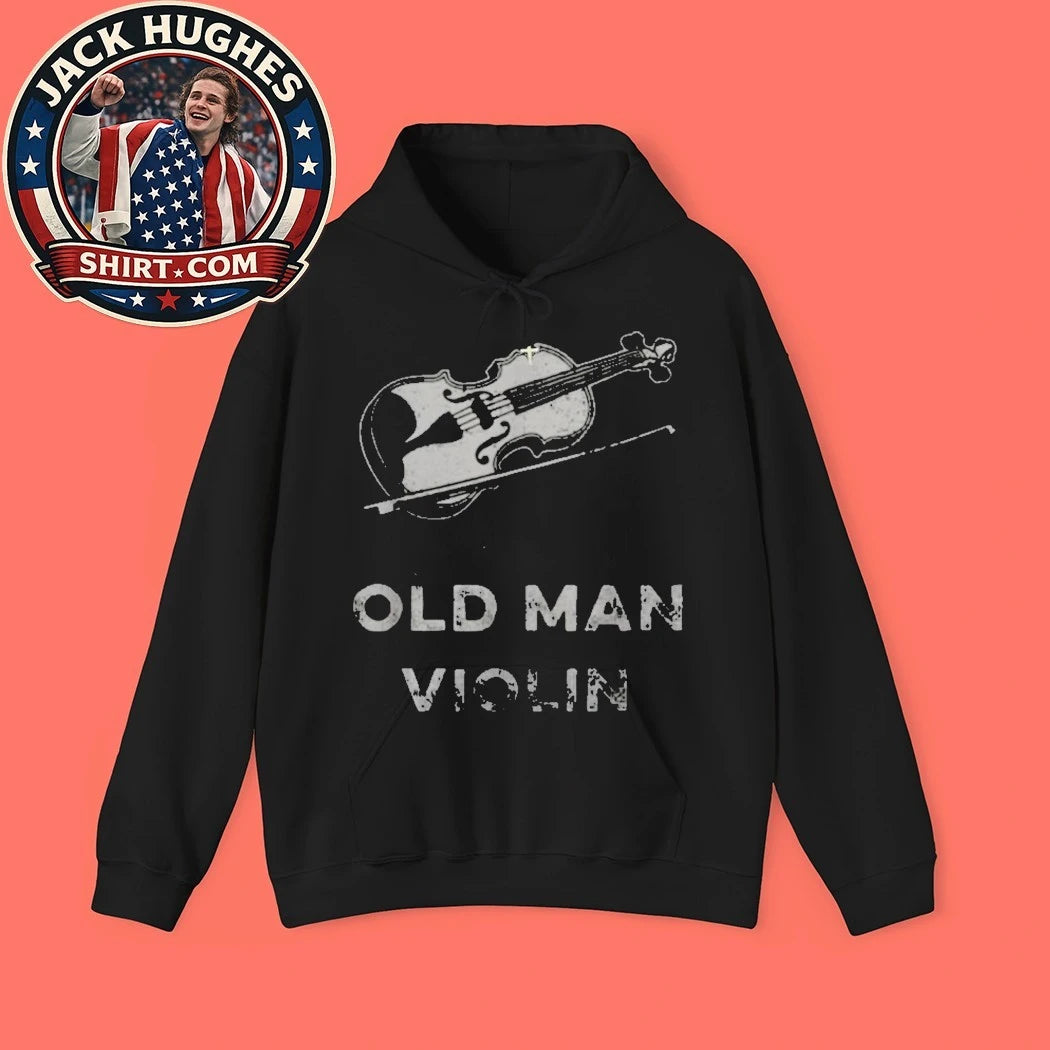 Never Underestimate An Old Man With A Violin Classical Musician Father Day Gift Shirt