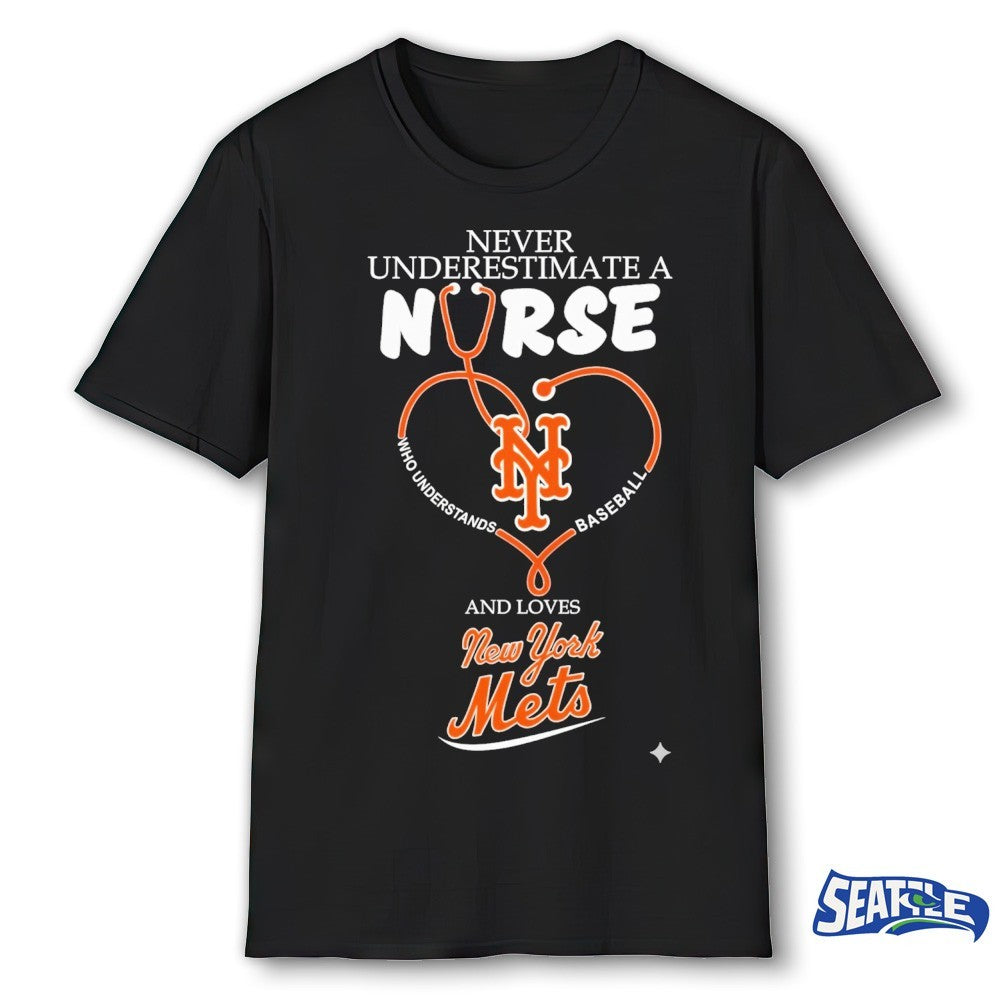 Never Underestimate Nurse New York Mets Honor The Loves 2026 MLB shirt