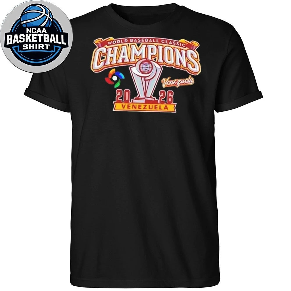 New 2026 Team Venezuela world baseball classic champions cup shirt
