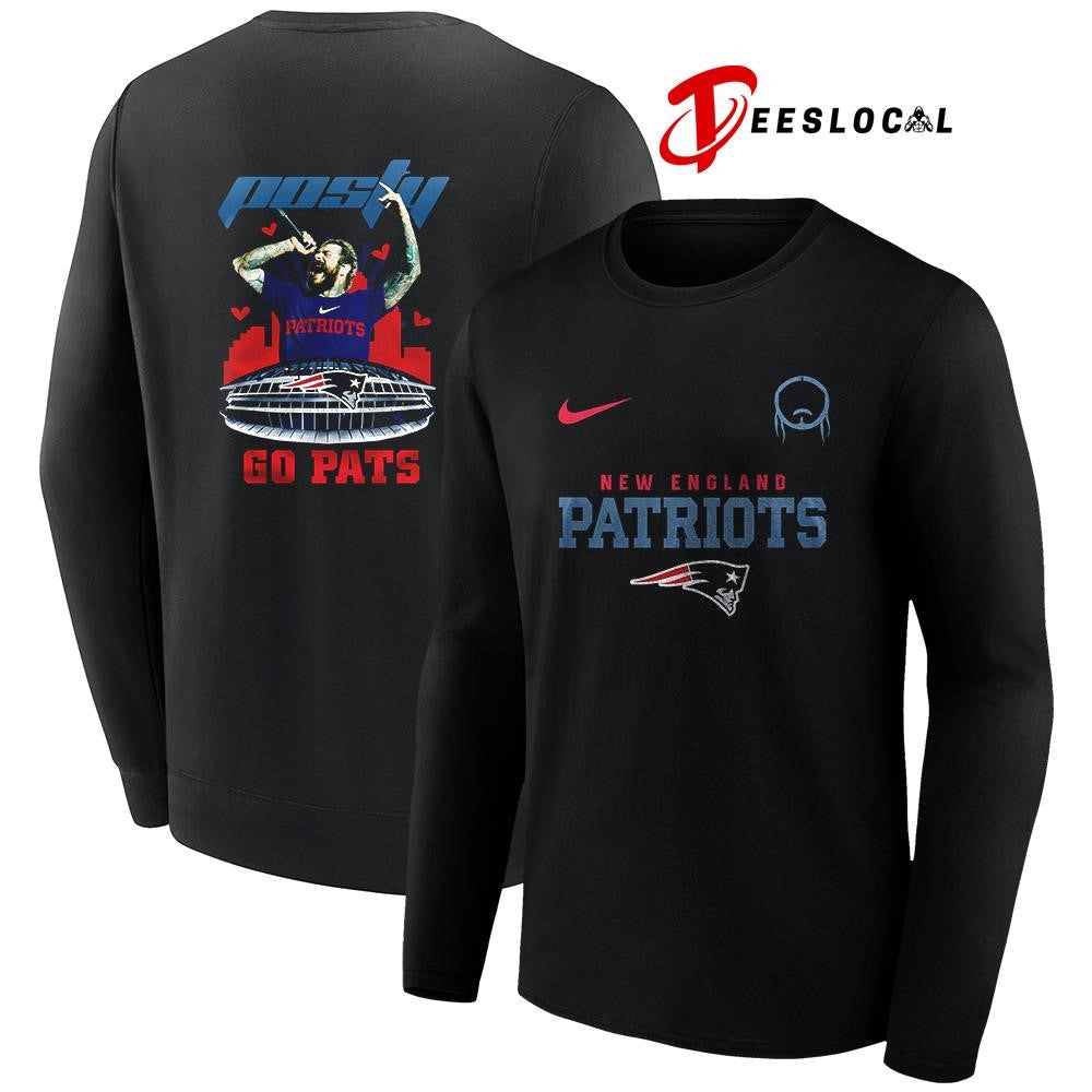 New England Patriots x Post Malone Posty stadium shirt