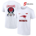 New England Patriots x Sombr The Late Nights and Young Romance tour signature name and number shirt