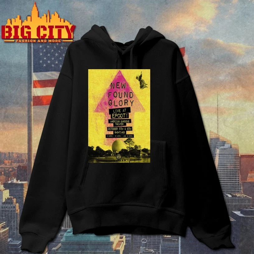 New Found Glory Oct 5-6 2025 Concert America Gardens Theatre Orlando, FL Poster shirts