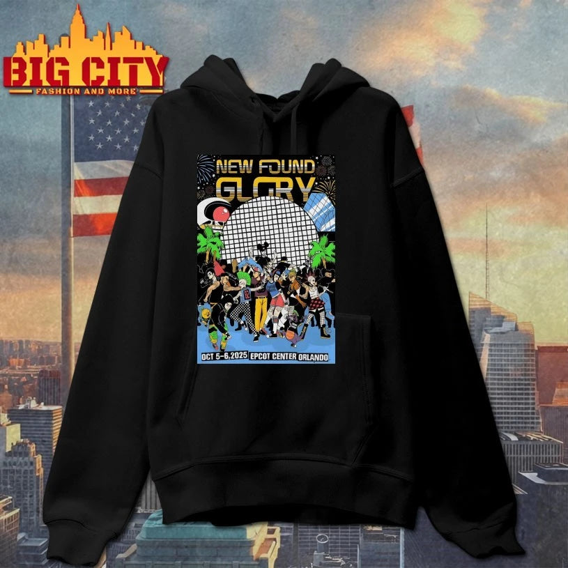 New Found Glory Oct 5-6 2025 Epcot’s America Gardens Theater In Bay Lake FL Poster shirt