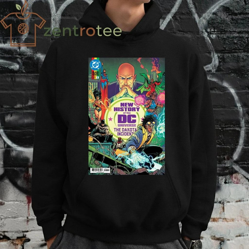 New History of the DC Universe The Dakota Incident tee