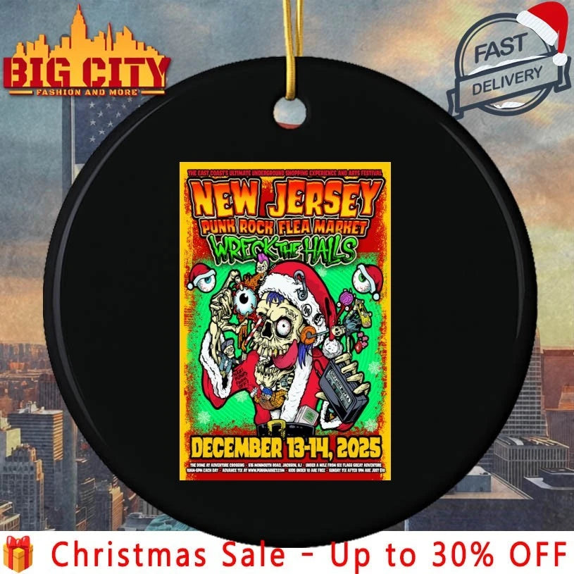 New Jersey Dec 13-14 2025 Punk Rock Flea Market Poster shirt