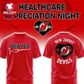New Jersey Devils Healthcare Appreciation x NHL 2026 Night Two Sided Shirt