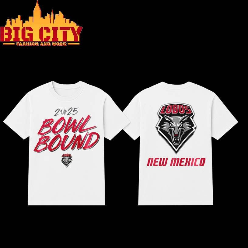 New Mexico Lobos Football 2025 Bowl Bound  Shirt