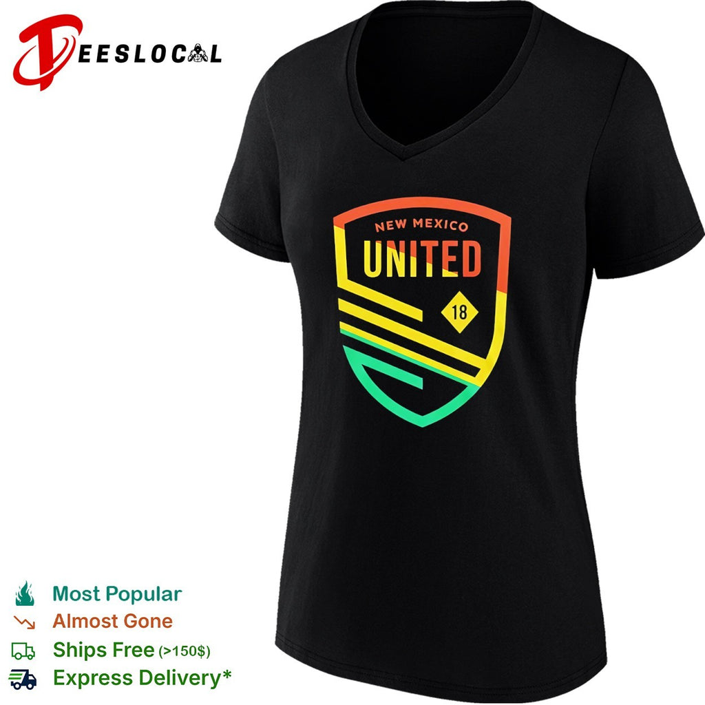 New Mexico United 18 shield logo soccer team club shirt