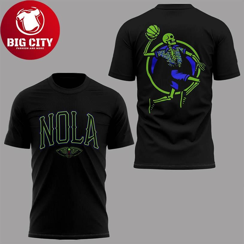 New Orleans Pelicans 2025 City Edition Dark Night Two Sided Shirt