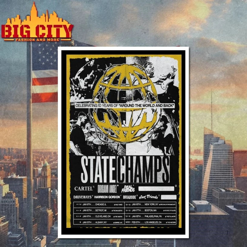 New State Champs Fall Tour 2026 Poster shirt