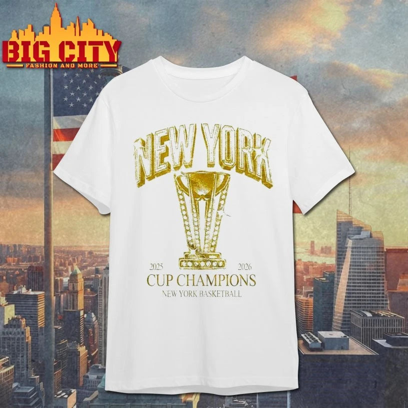 New York Basketball Cup Champions 2025 2026 shirt